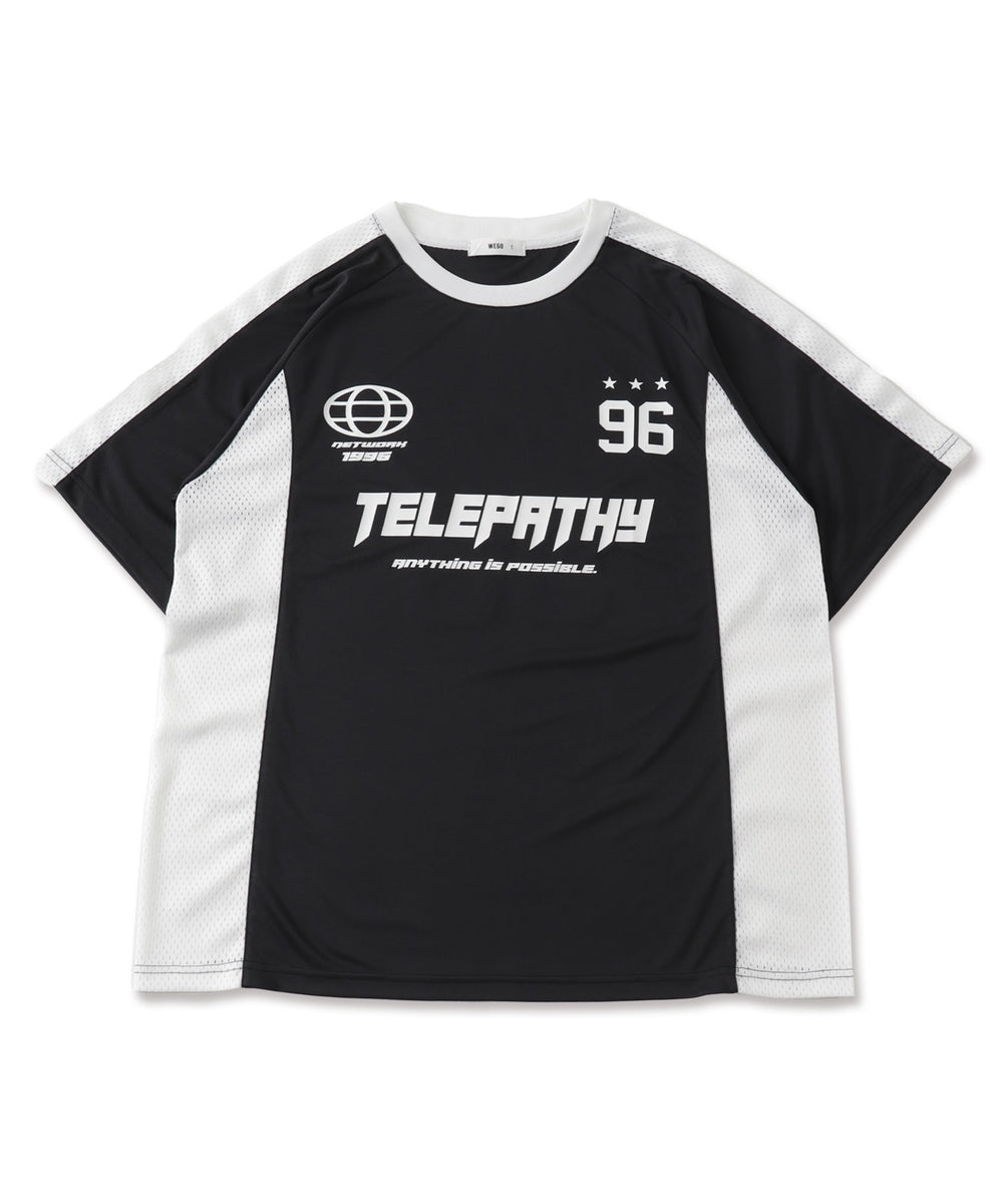 サッカーメッシュ切り替えビッグT