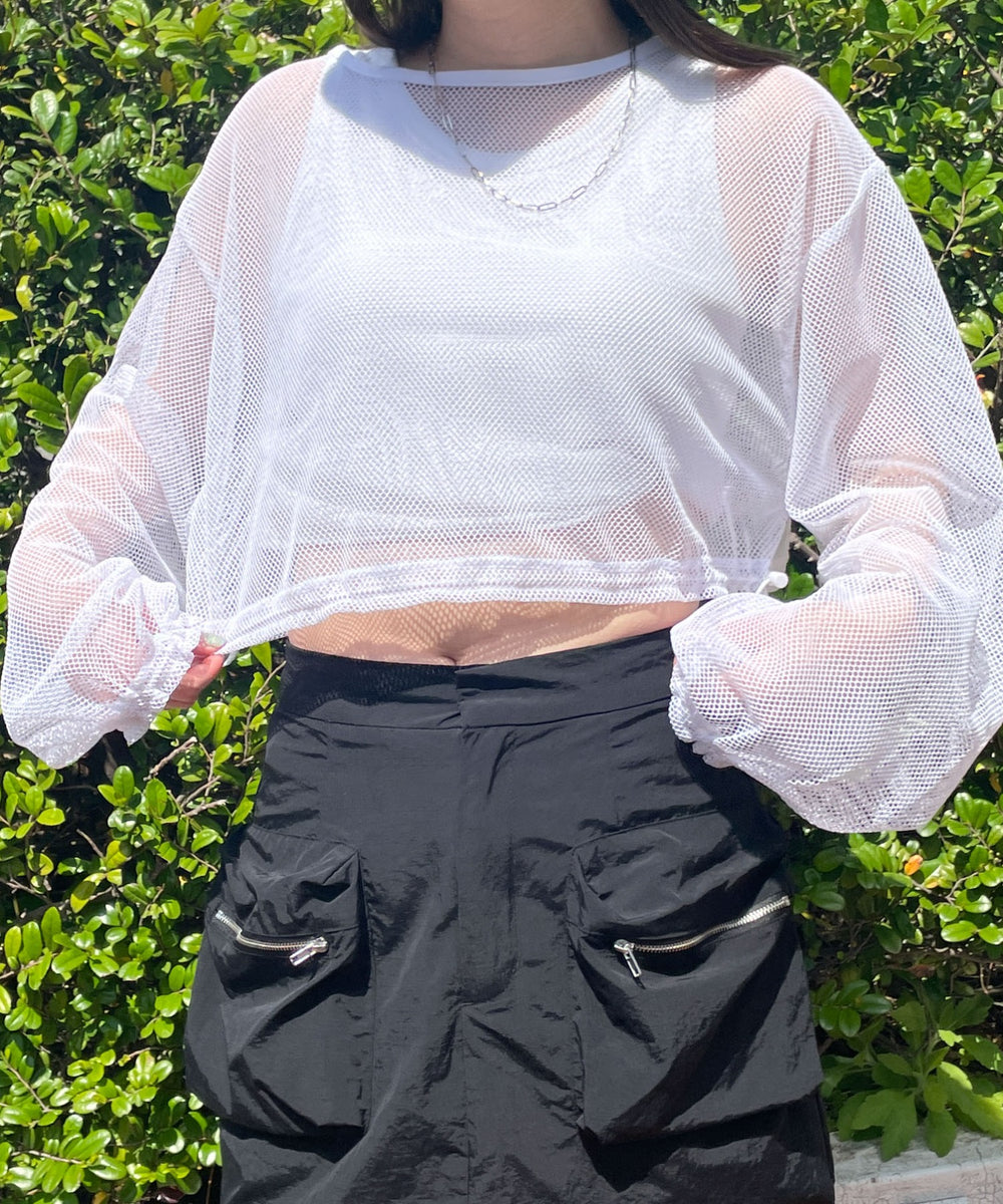 ホワイト モデル:155cm F着用