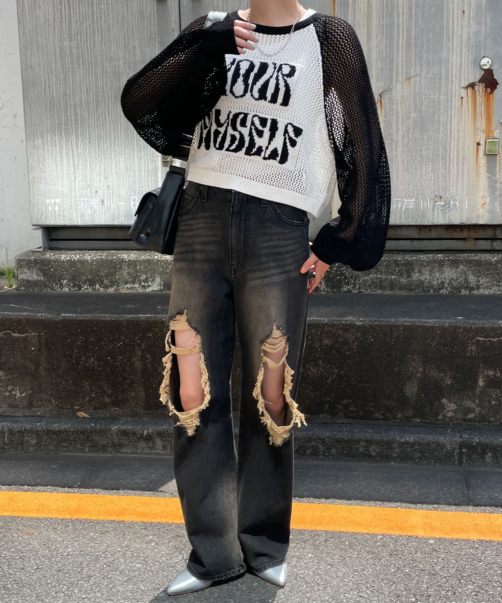 柄3(ロゴ) モデル:155cm F着用