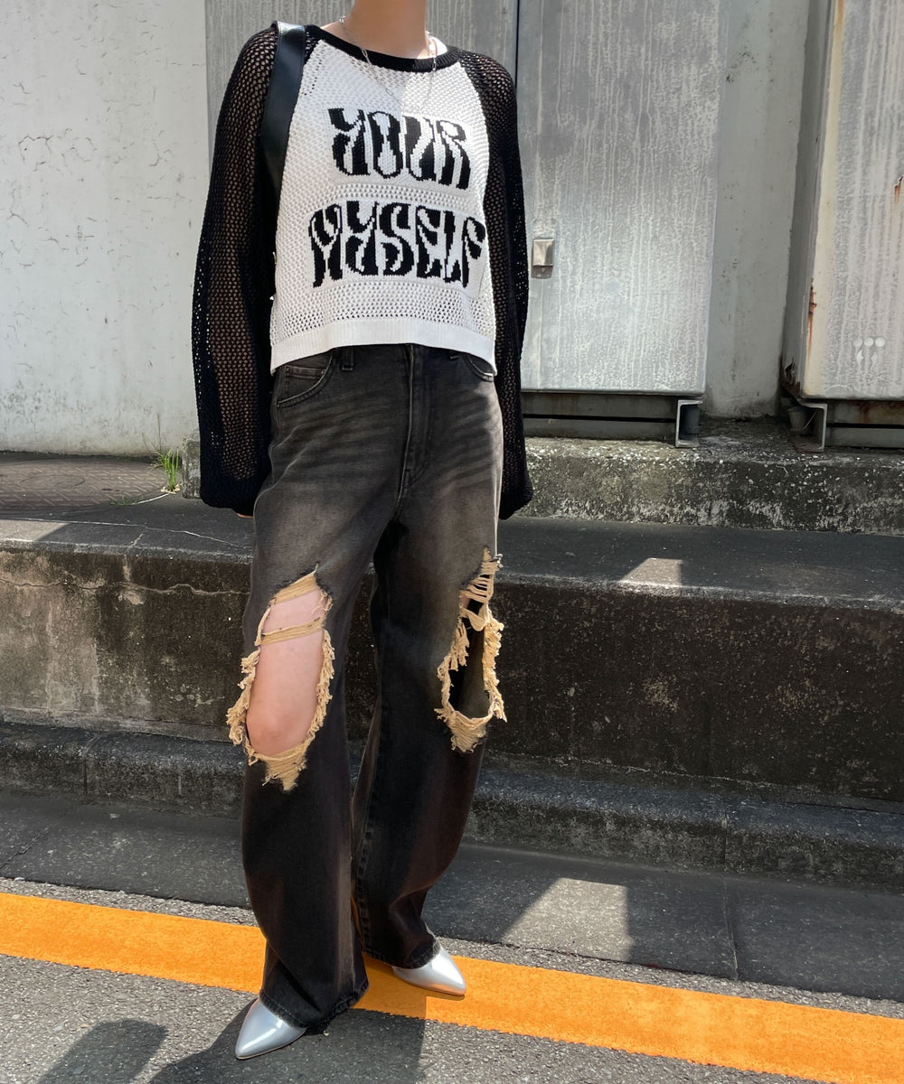 柄3(ロゴ) モデル:155cm F着用