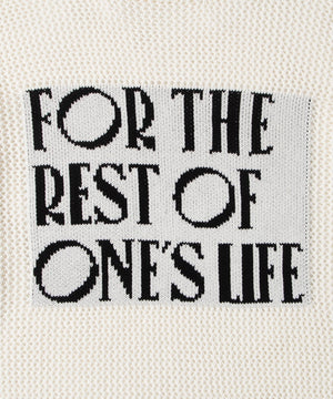 ジャガードメッシュニットビッグプルオーバー