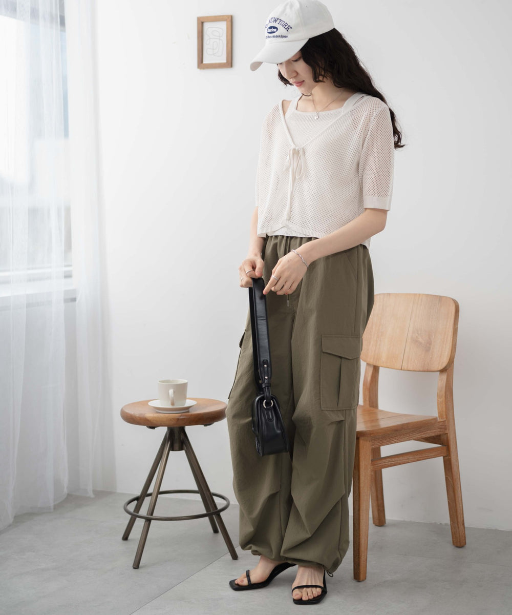 ホワイト　モデル:163cm F着用