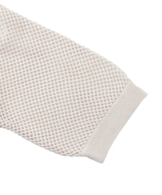 半袖メッシュアンサンブルカーデ