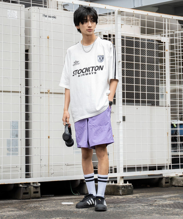 Lパープル モデル：180cm L着用