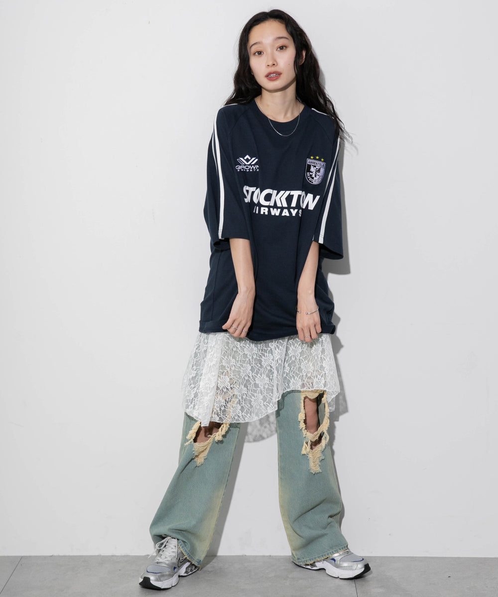 ネイビー モデル：161cm L着用