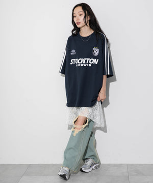 ネイビー モデル：161cm L着用