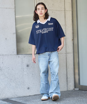 デニム中濃加工色 モデル：174cm L着用