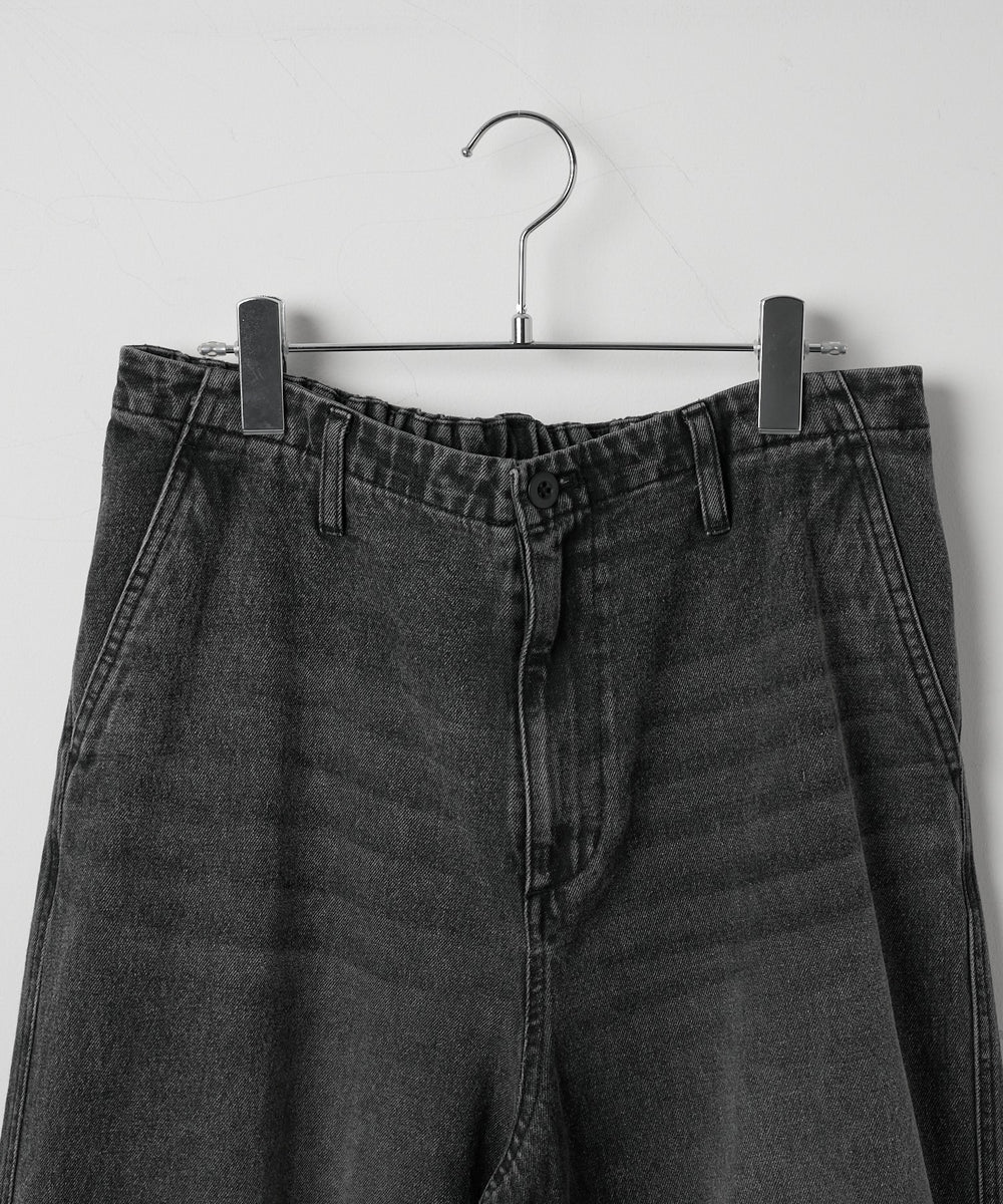 デニムパラシュートパンツ