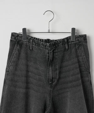 デニムパラシュートパンツ