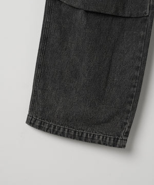 デニムパラシュートパンツ