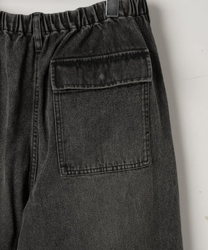デニムパラシュートパンツ
