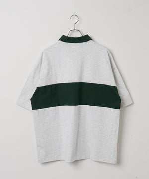 ワンポイントカラーブロックプルオーバー