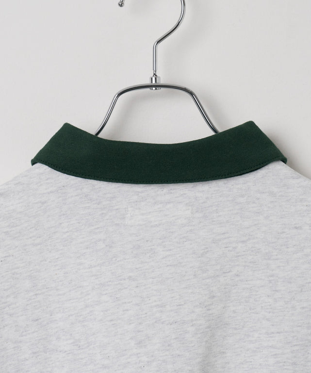 ワンポイントカラーブロックプルオーバー