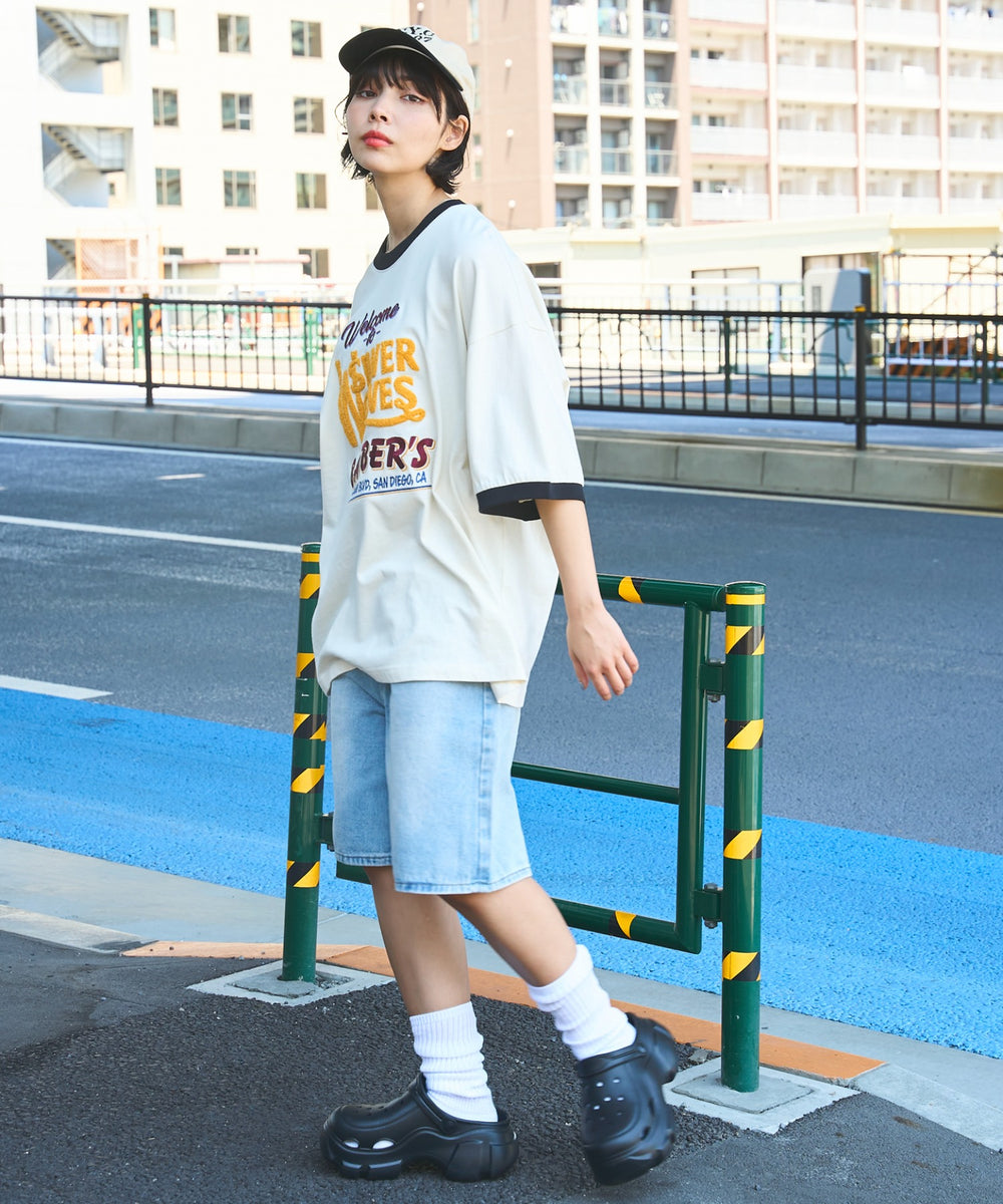 ホワイトアイボリー モデル：160cm L着用