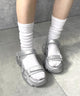 厚底ダッドスポーツサンダル/シルバー