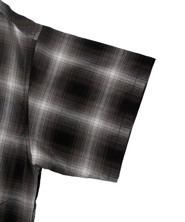 オンブレチェックショートシャツ