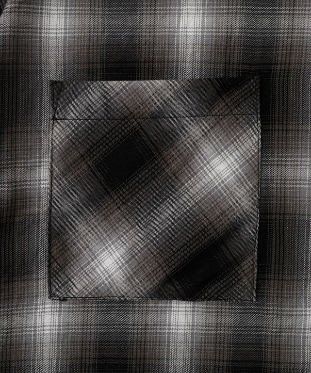 オンブレチェックショートシャツ