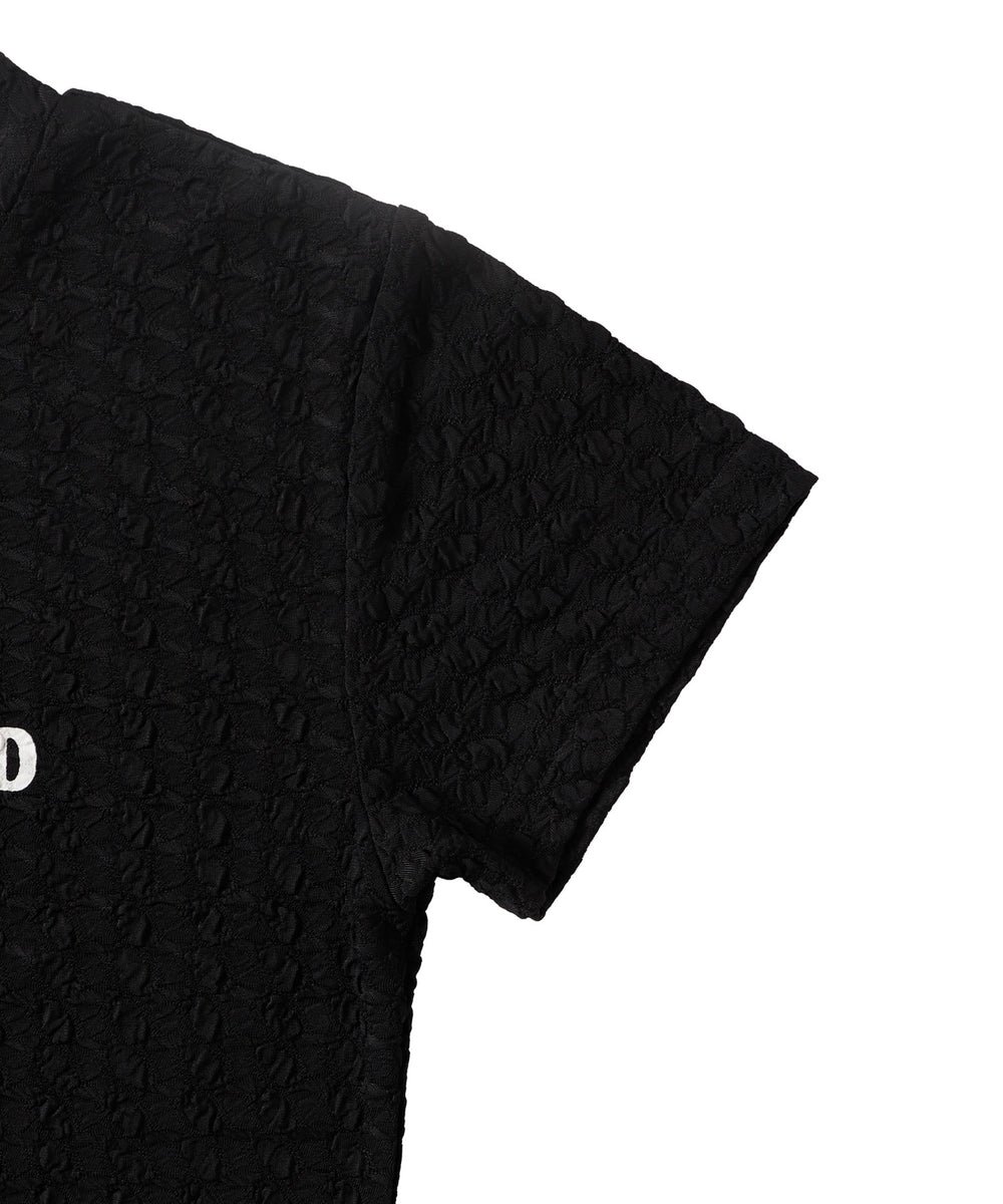 クリンクルプリントトップス