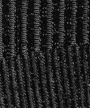 ダブルジップオフショルニットトップス