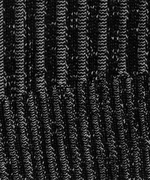 ダブルジップオフショルニットトップス