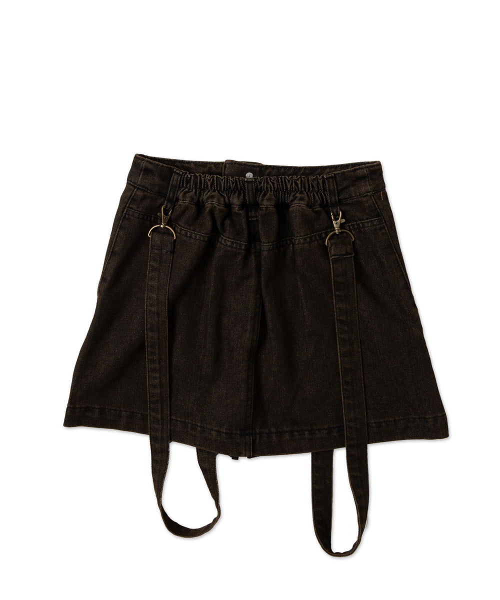 ヴィンテージウォッシュサス付スカパン