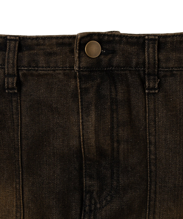 ヴィンテージウォッシュサス付スカパン