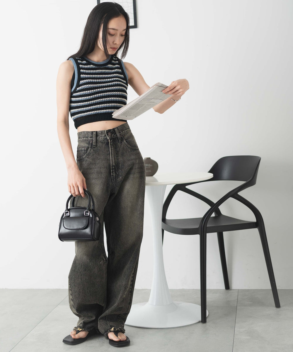 ブルー　モデル:161cm F着用