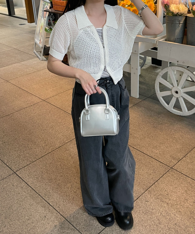 ホワイト   モデル:155cm F着用