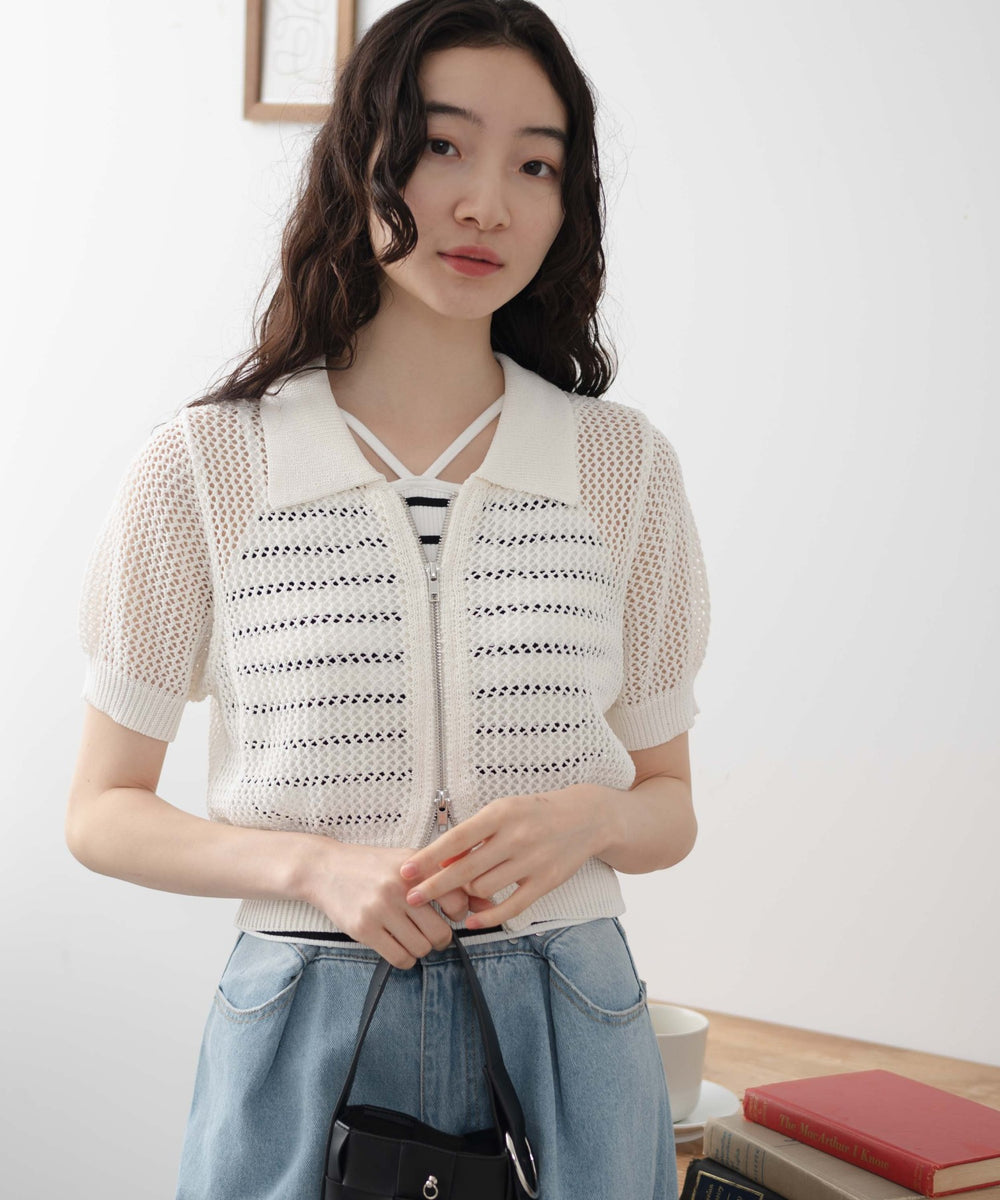 ホワイト  モデル:163cm F着用