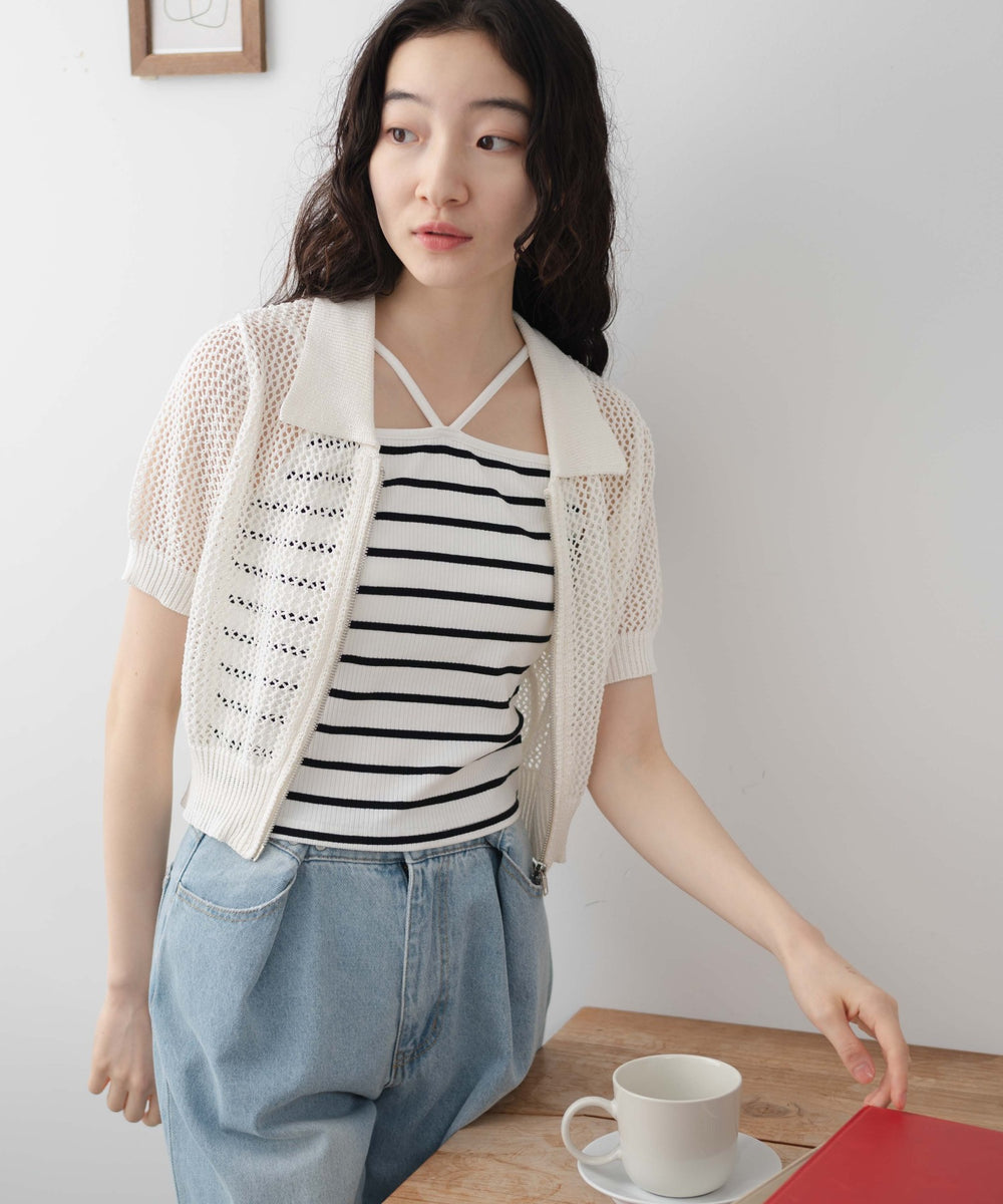 ホワイト  モデル:163cm F着用