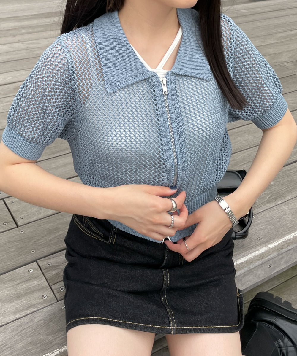 ブルー  モデル:155cm F着用