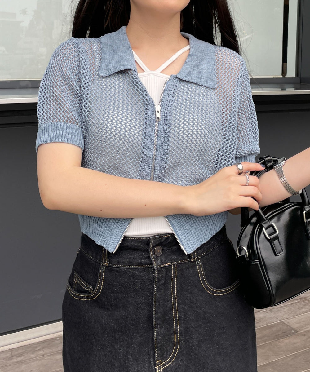 ブルー  モデル:155cm F着用