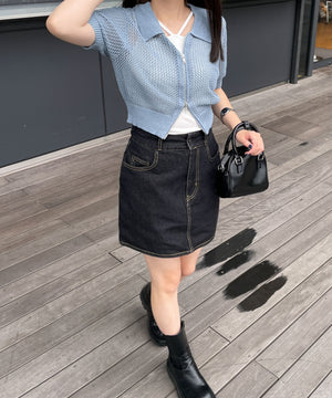 ブルー  モデル:155cm F着用