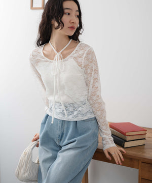 ホワイト  モデル:163cm F着用