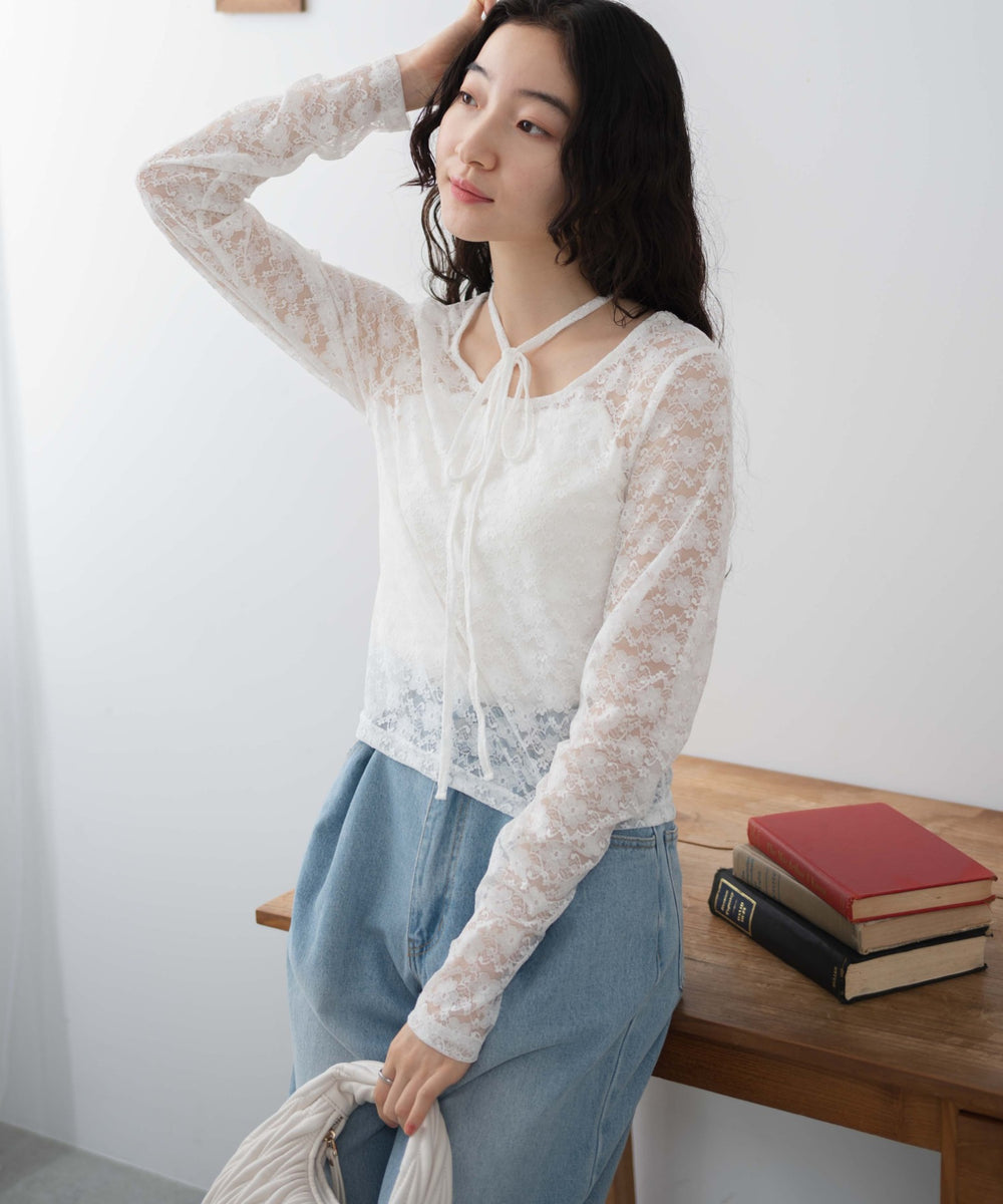 ホワイト  モデル:163cm F着用