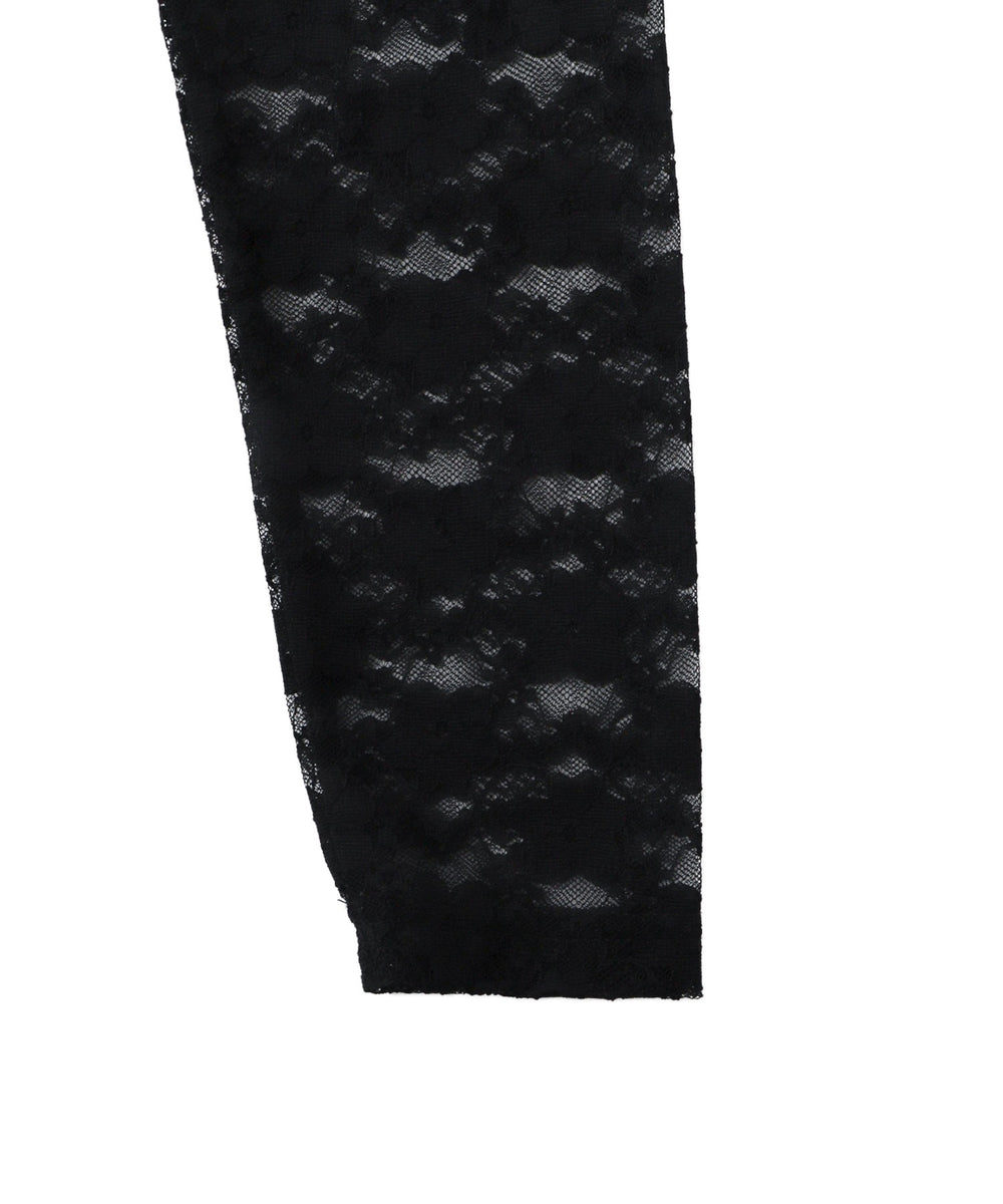 チョーカーリボン付きレースロンT