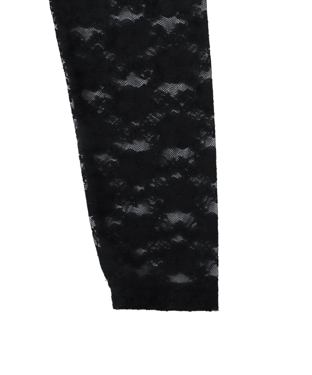 チョーカーリボン付きレースロンT