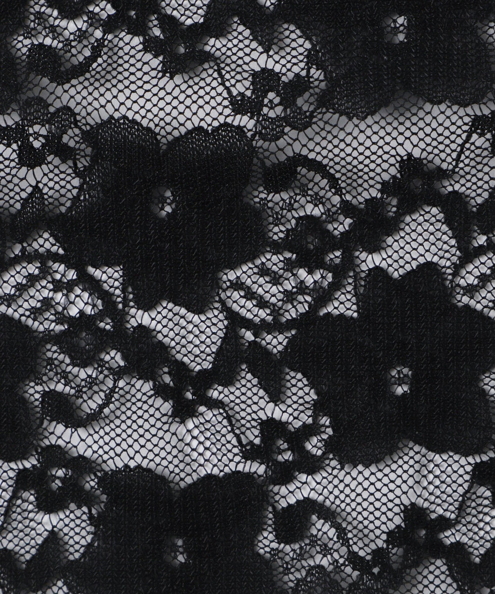 チョーカーリボン付きレースロンT