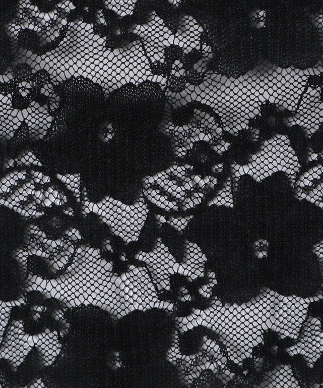 チョーカーリボン付きレースロンT