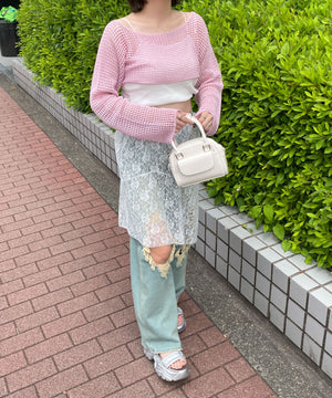 ピンク モデル:155cm F着用