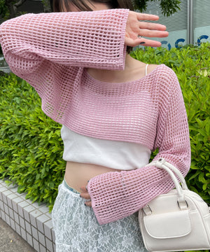 ピンク モデル:155cm F着用