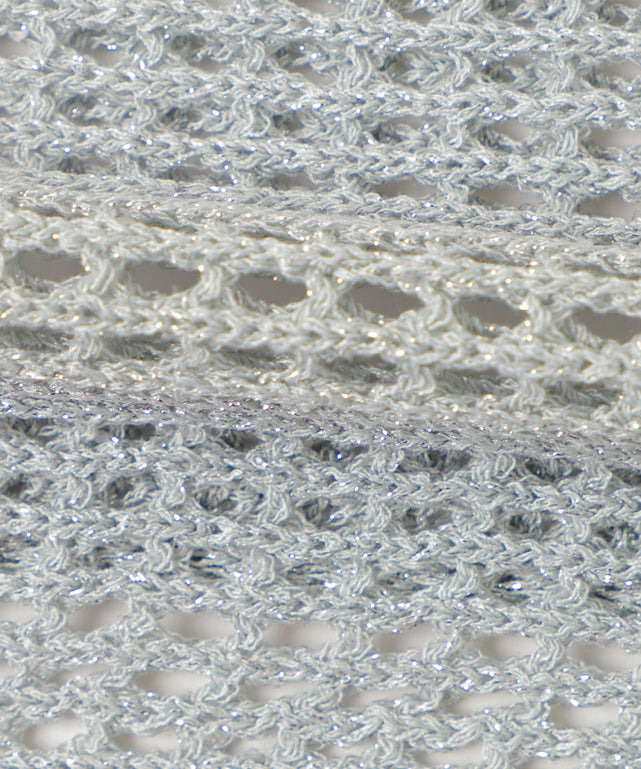 ラメショートニットプルオーバー