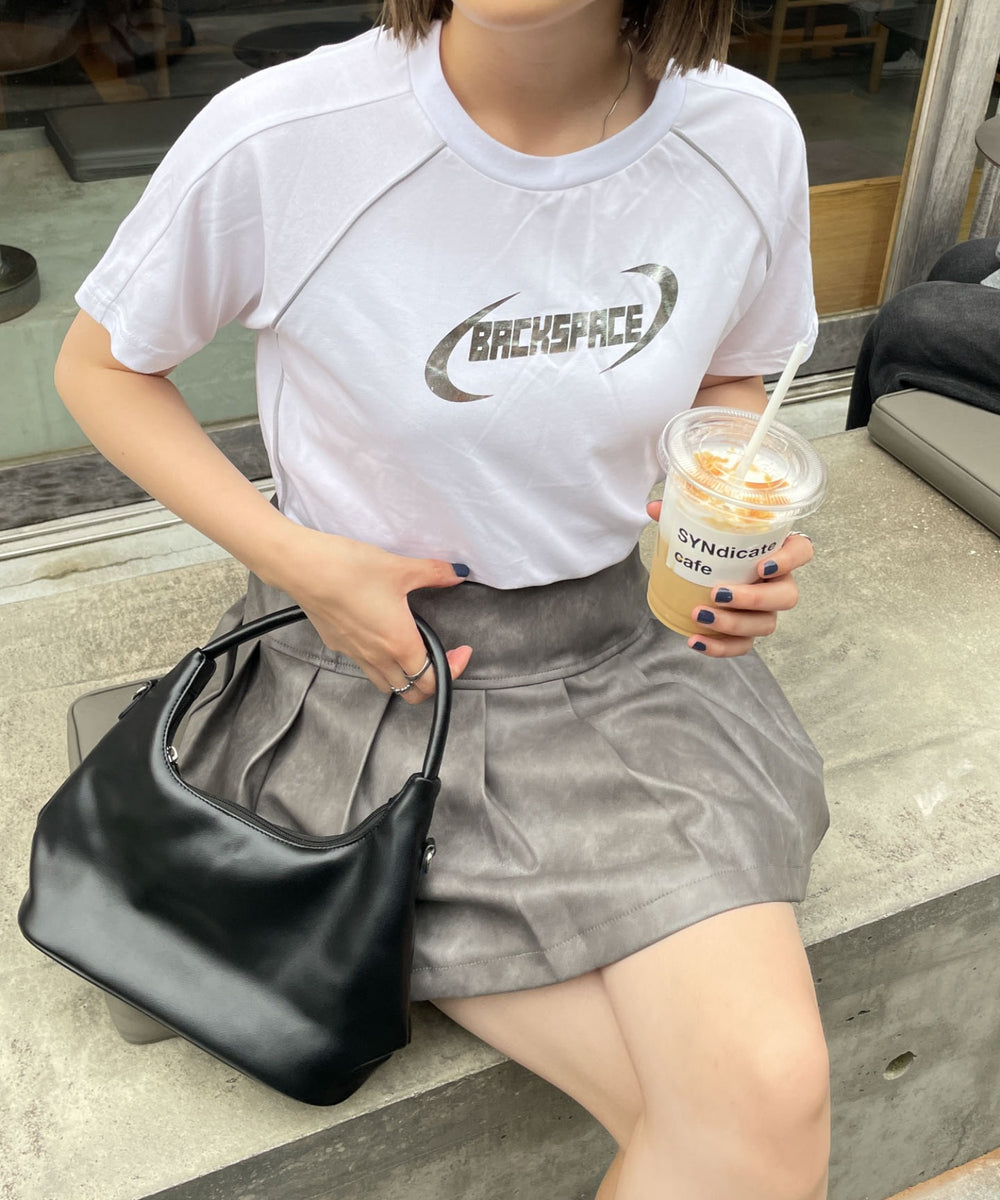 ホワイト 　モデル:155cm F着用