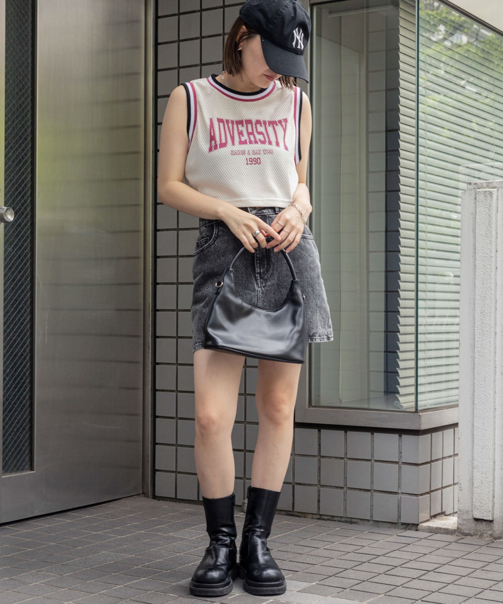 ホワイトアイボリー　モデル:155cm F着用