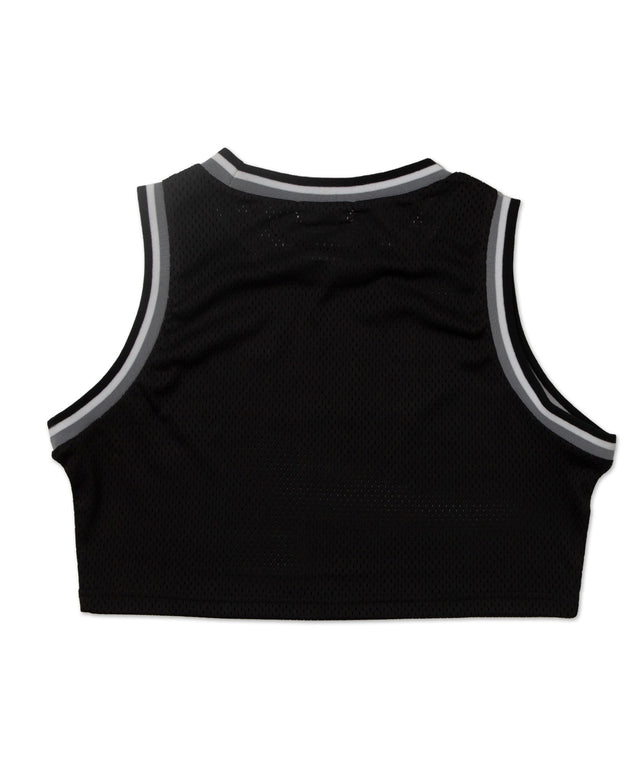 ロゴプリントメッシュタンク