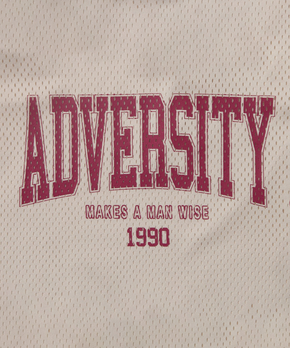 ロゴプリントメッシュタンク