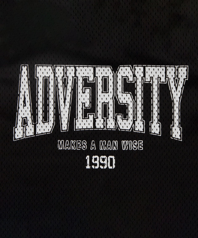 ロゴプリントメッシュタンク