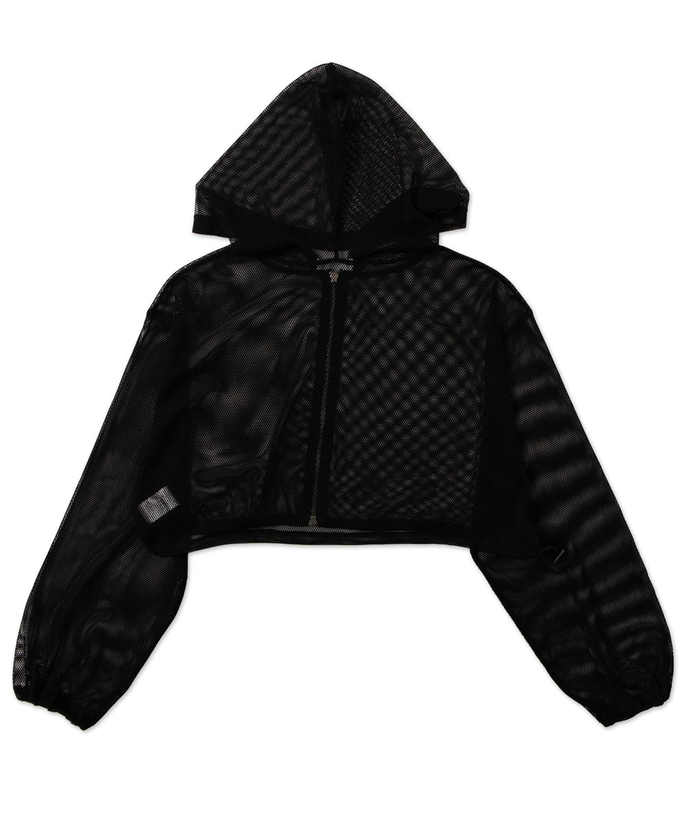 ダブルジップメッシュパーカー