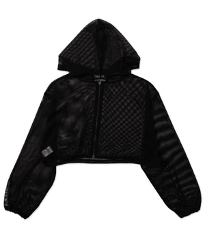 ダブルジップメッシュパーカー