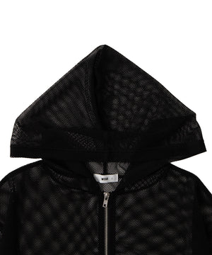 ダブルジップメッシュパーカー